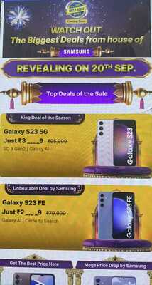 Samsung Mobile Prices on Big Billion Days 2024