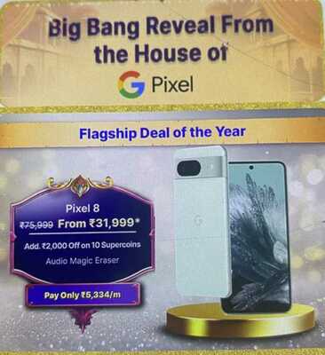 Flipkart Big Billion Days: Google Pixel (8,7a,9,Pro XL,Fold,8a) Price Revealed