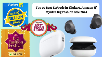 Top 10 Best Earbuds in Flipkart, Amazon & Myntra Big Fashion Sale 2024