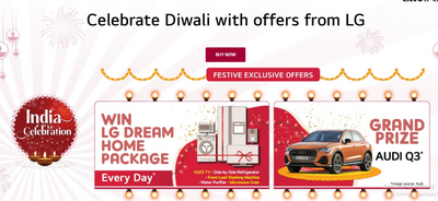 LG Electronics Diwali Sale in India on Washing Machines, Refrigerators & more