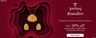 Tanishq Diwali Offers on Jewelleries of Gold, Silver & more