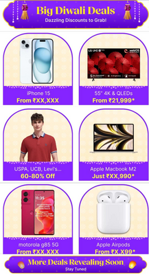 Top Deals on Flipkart Big Diwali Sale 2024