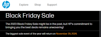 HP Black Friday Sale 2024 Officially Announced! Starting 24th November