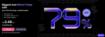 hostinger black friday deal