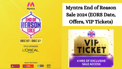 MyntraEndofReasonSale2024EORSDateOffersVIPTickets
