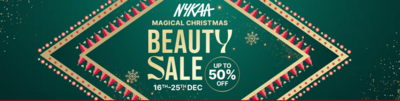 Nykaa Magical Christmas Beauty Sale 2024: Up to 70% OFF + Extra 20% OFF + Freebies {Live}