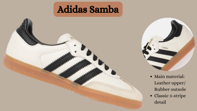 Adidas Samba: Popular white sneakers for women in 2025