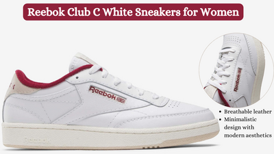 Reebok Club C White Sneakers for Women