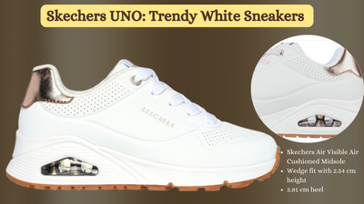 Skechers UNO: Trendy White Sneakers for Women in 2025