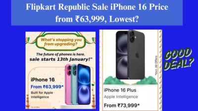 iPhone 16 Flipkart Republic day sale