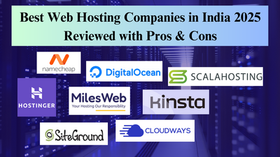 Best Web Hosting Companies in India 2025 Reviewed with Pros & Cons