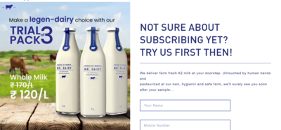 Farm Fresh A2 Milk (Delhi-NCR)