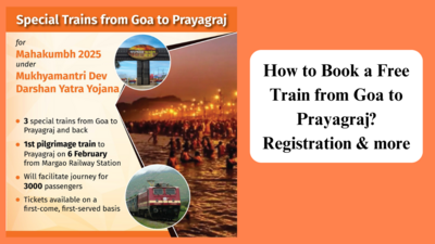 How to Book a Free Train from Goa to Prayagraj? Registration & more
