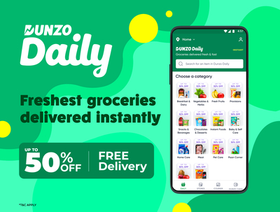dunzo daily app