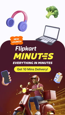 Flipkart Minutes app
