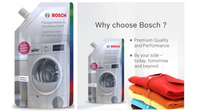 2. Bosch Descaling Liquid for Washing Machines (Top load & Front load)