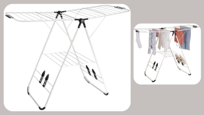 High-quality Foldable Cloth Drying Stand with 2-year Warranty