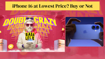 Flipkart Sasa Lele Sale iPhone 16 at Lowest Price? Buy or Not