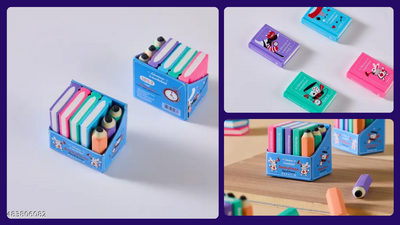 Eraser Set: Kawaii Gift for Kids under Rs.200 on Meesho