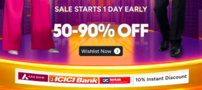 Myntra End of Reason Sale Bank offers 10% Instant Discount!