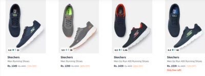 skechers shoes upto 80% off