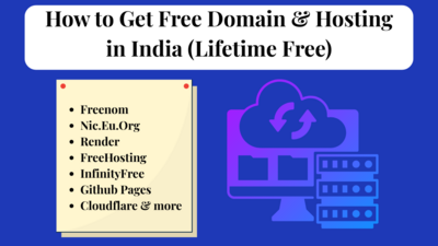 How to Get Free Domain & Hosting in India 2025 (Lifetime Free)