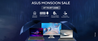 Asus India Monsoon Sale is Live! Discounts, Goodies, NCEMI & Cashback Offers