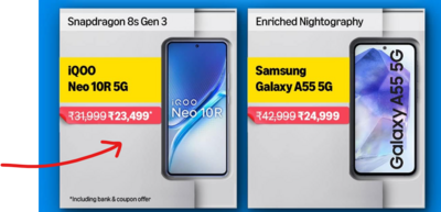 iQOO Neo 10R Price & Discount Offer in Prime Day Sale India 2025