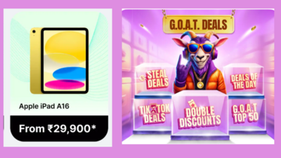 Flipkart GOAT Sale 2025 iPad A16 Price & Offer Details