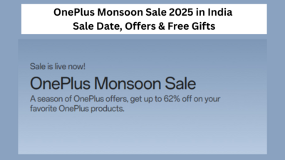 OnePlus Monsoon Sale 2025 in India Date, Offers & Free Gifts
