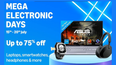 Amazon Mega Electronics Sale 15th to 20th July 2025, Offers & Deals