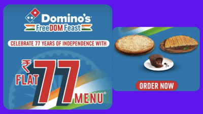 Domino’s Pizza Freedom Sale: Flat 78 Menu Independence Day Offers 2025