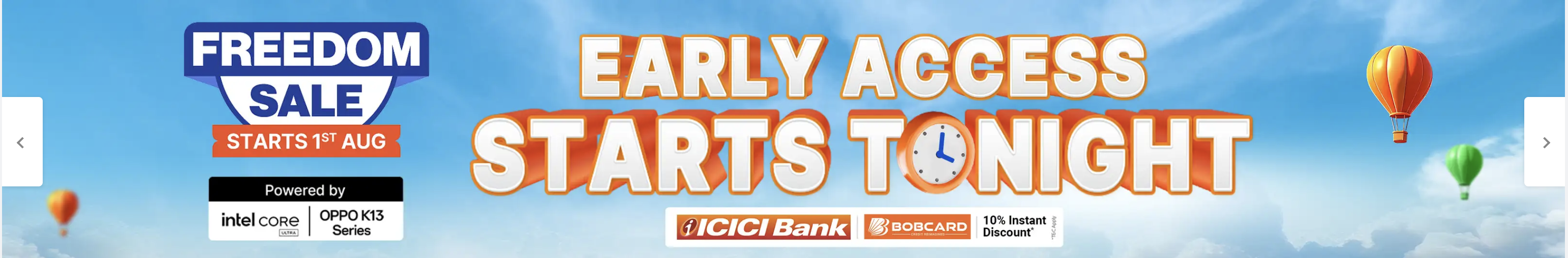 Flipkart Freedom Sale 2025