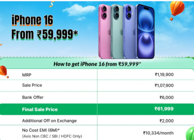 Flipkart Freedom Independence Day Sale iPhone 16 at ₹61,999! Should You Buy?