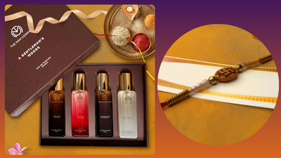 The Man Company Rakhi Gift set for Brothers (Perfumes & Free Rakhi)