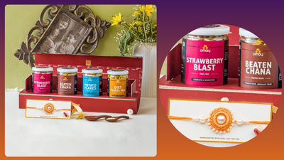 Rakhi Combo Set for Brothers under Rs.500 on Blinkit (Rakhi & Snacks)