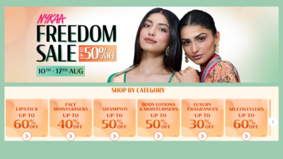 Nykaa Freedom Independence Sale 2025! Up to 50% OFF + Coupons