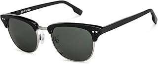 Sponsored Ad - John Jacobs Unisex Adult Clubmaster Polarized Round Sunglasses JJ S12638