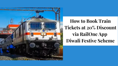 How to Book Train Tickets at 20% Discount? Diwali Festive Scheme