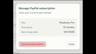 HowtoGetFreePerplexityProPaypalOfferCancelAutopaymore5