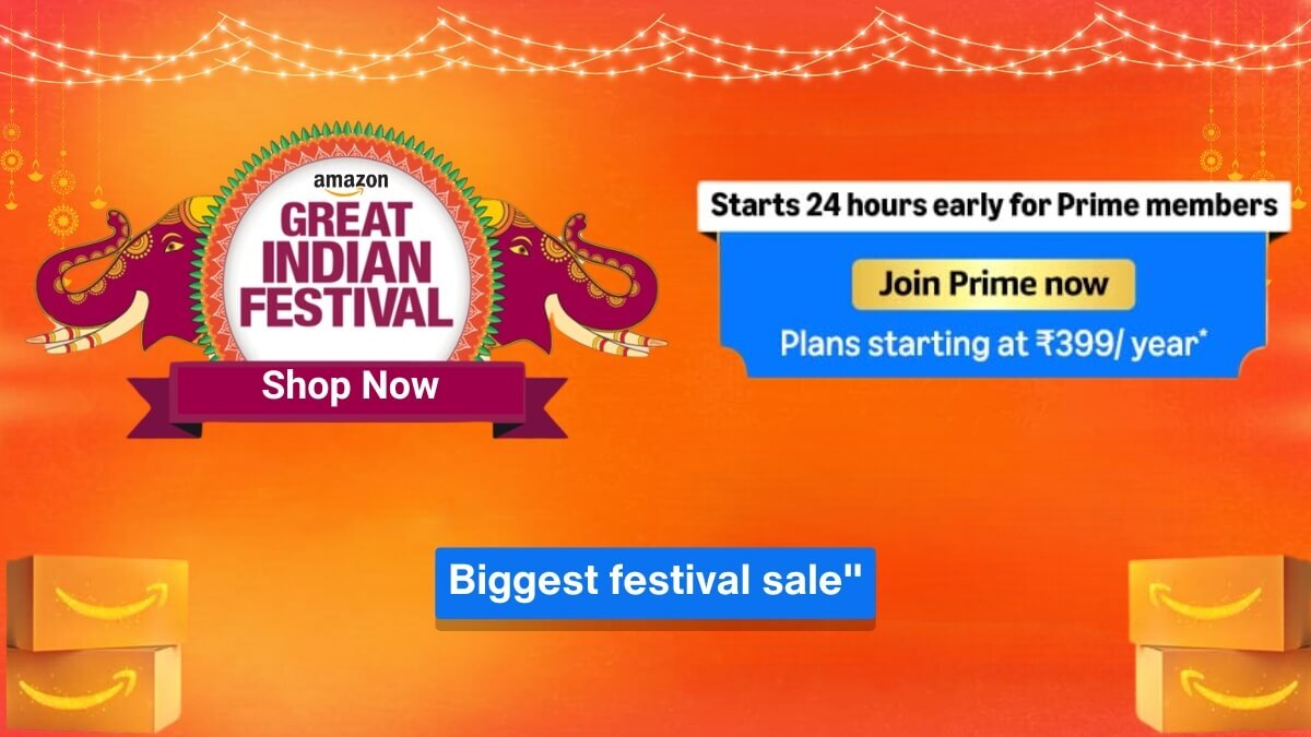Amazon Great Indian Festival Sale 2025 offers
