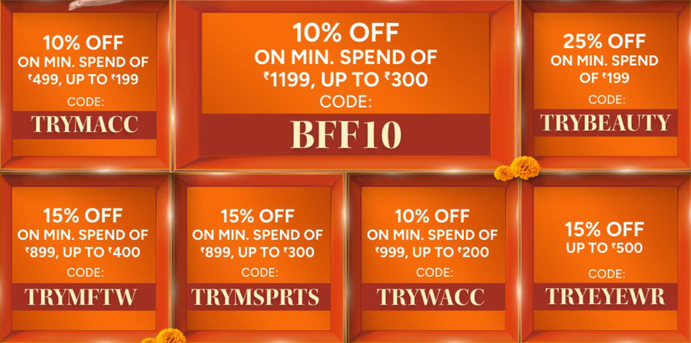 Myntra Big Fashion Sale Coupon Codes 2025: Myntra Promo Codes for 20% OFF