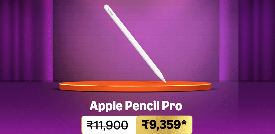 Amazon GIF Sale Brings Biggest Deal of the Year on Apple Pencil Pro at ₹8,999
