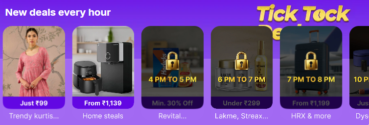 New Flipkart Big Billion Days Deals Every Hour (Tick Tock BBD Sale Deals)