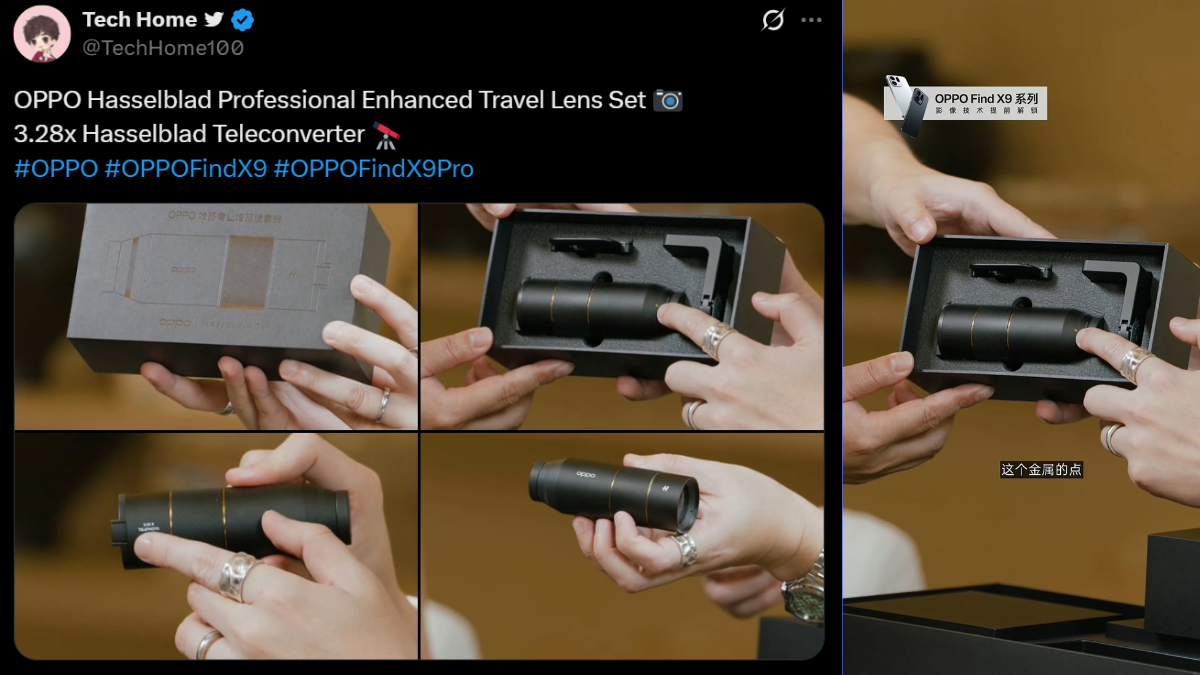 upcoming Oppo Find X9 Pro is getting a Hasselblad branded camera kit