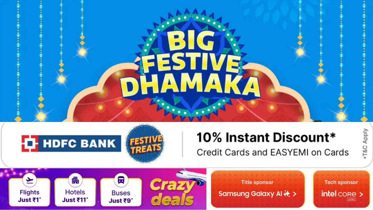 Flipkart Big Shopping Utsav Festive Dhamaka Sale 2025 Dates & Offers
