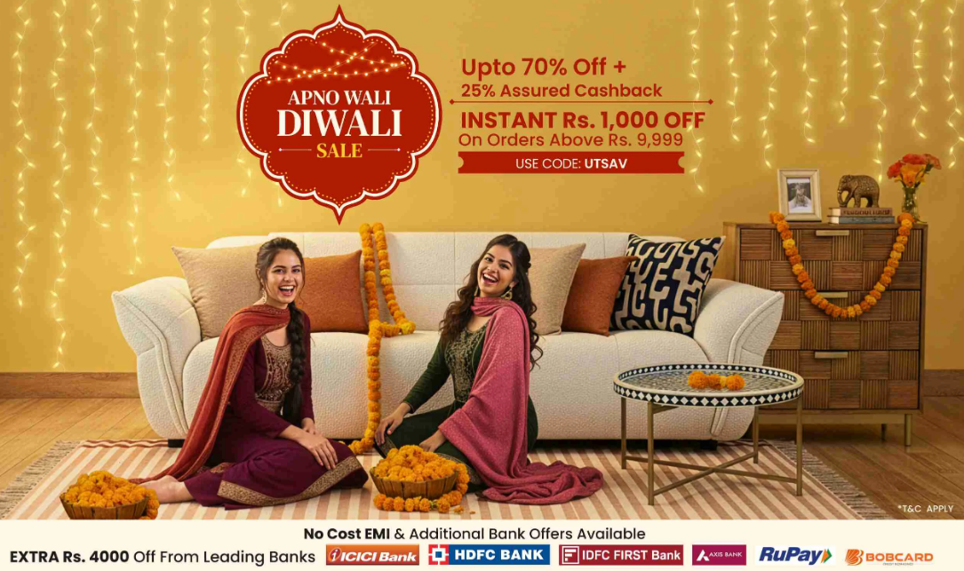 Pepperfry Apno Wali Diwali Sale on Home Decor & Furniture (2025)
