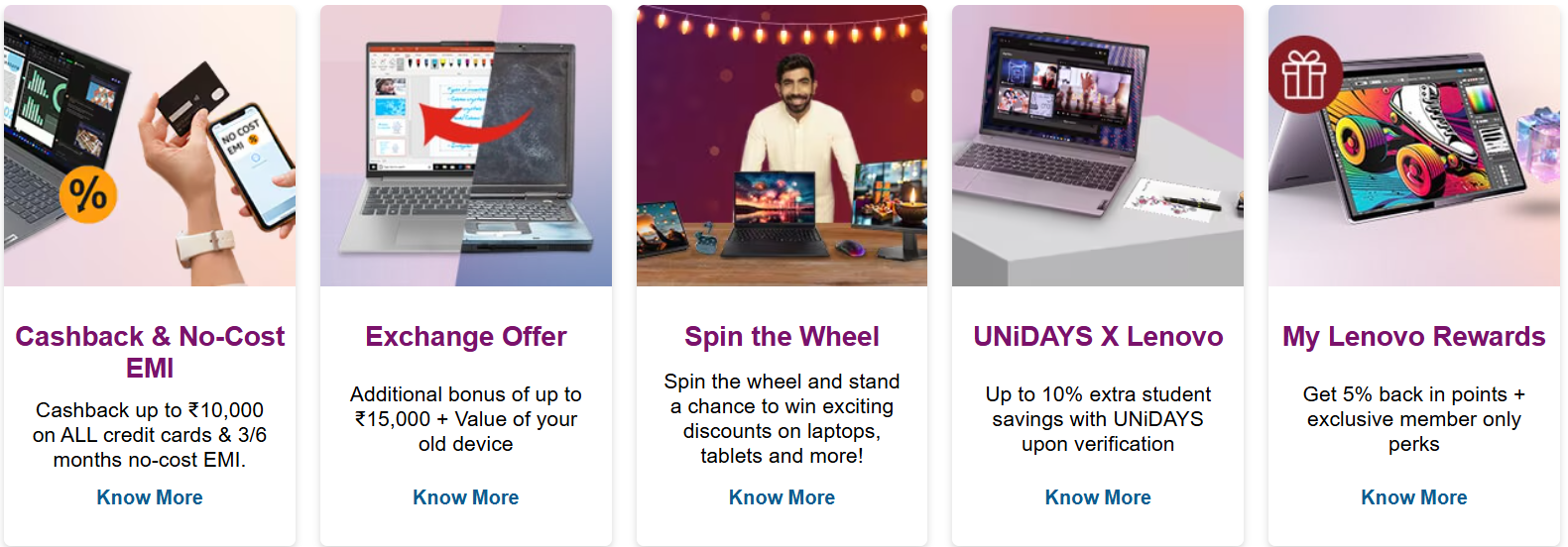 Lenovo Diwali Sale 2025 (Cashback upto ₹10,000 on all cards)