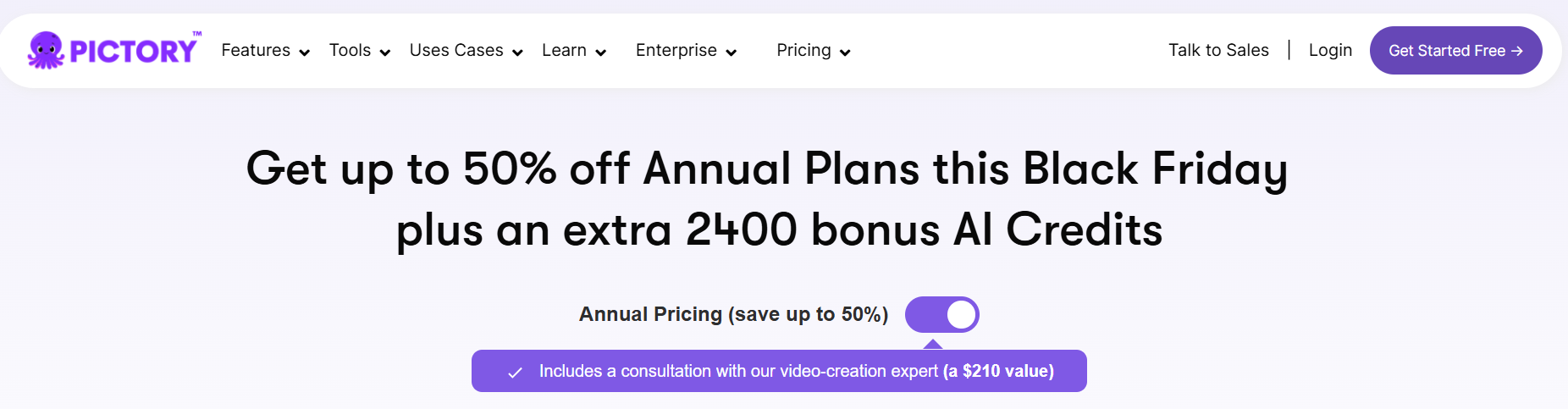 Pictory Black Friday Sale 2025