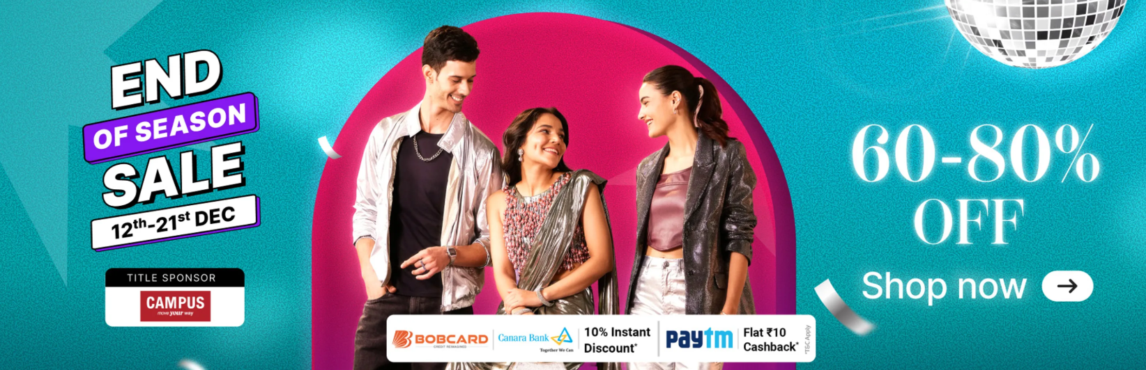 Flipkart End of Season Sale (Year-end Offers)